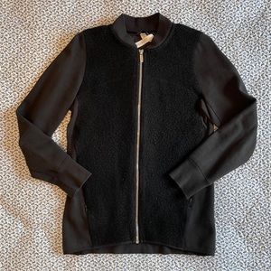 LULULEMON Black Stand Out Sherpa Jacket in Black Size 6